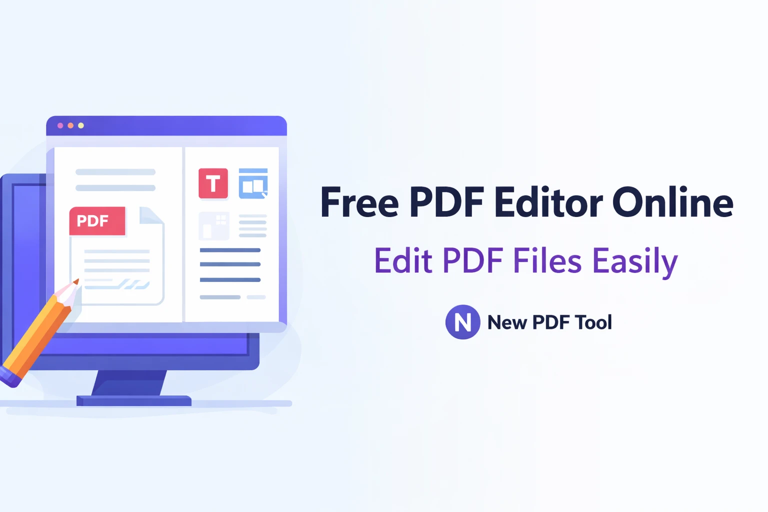 Free PDF Editor Online – Edit PDF Files Easily | New PDF Tool