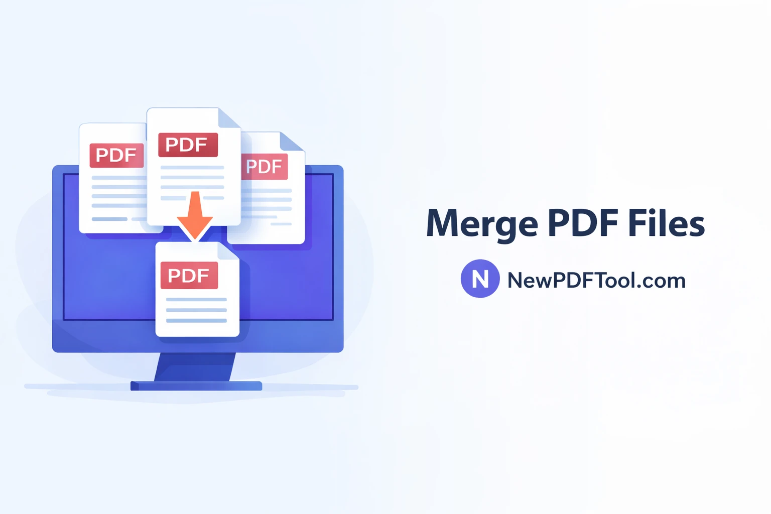 Merge PDF Files Online – Combine Multiple PDFs into One | New PDF Tool