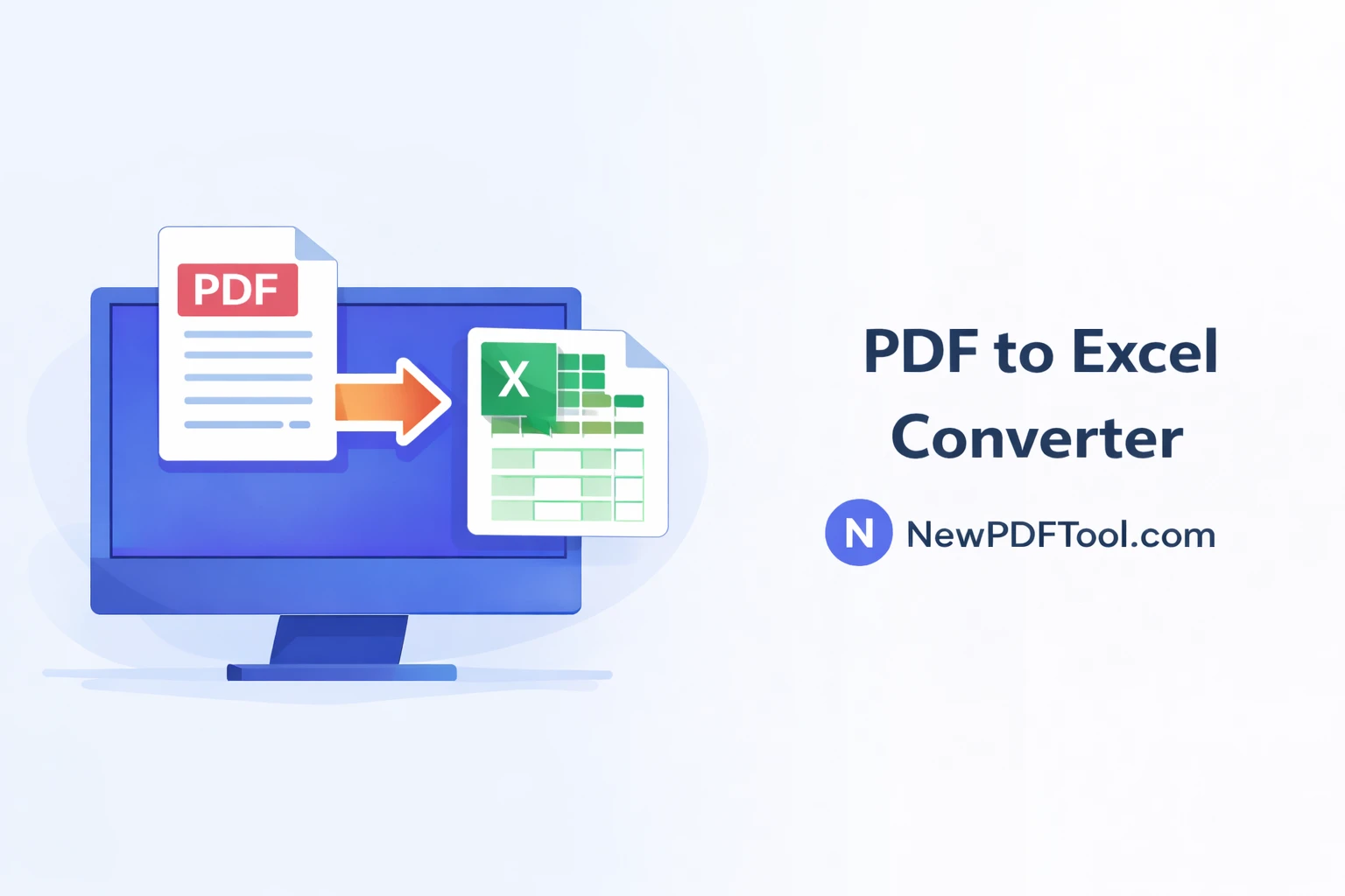 PDF to Excel Converter Online – Extract Tables from PDF Easily | New PDF Tool